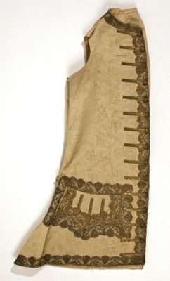 Cream Gold Silk Brocade Gentleman's Waistcoat