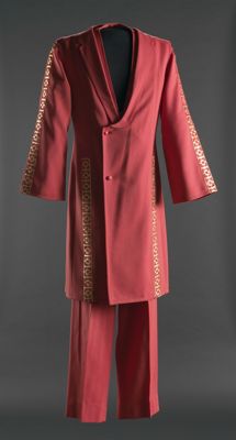 Red suit owned by James Brown