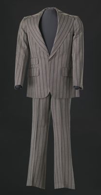 Brown pin-striped suit worn by Sammy Davis Jr.