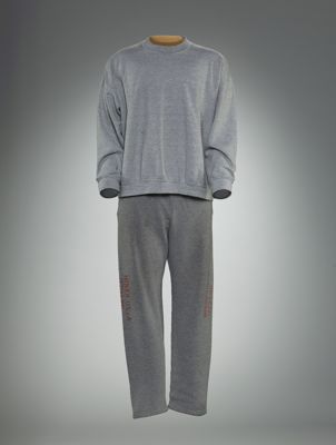 Grey sweat shirt and pants worn by Albert Woodfox while incarcerated