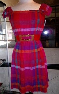 Check Flare Knee Skater