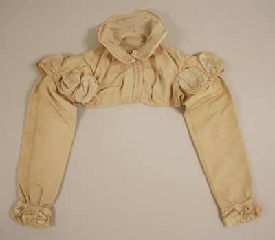Pale Gold Silk Taffeta Spencer Jacket