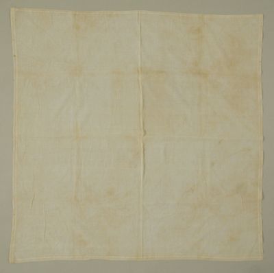 Cream Cotton Muslin Triangular Fichu