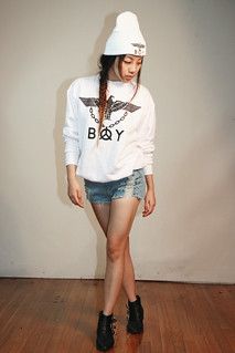 White Cotton Fleece Oversized Graphic Hoodie