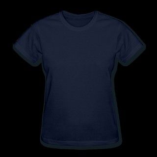Navy Blue Cotton Crew Neck T-Shirt