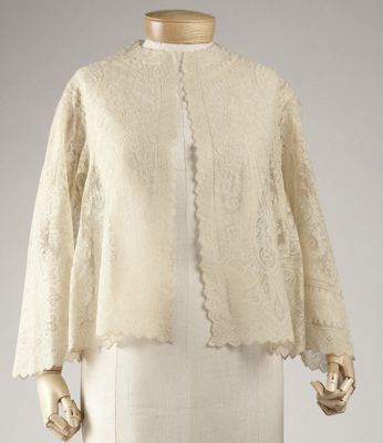 Cream Wool Boucle Short Fitted Jacket