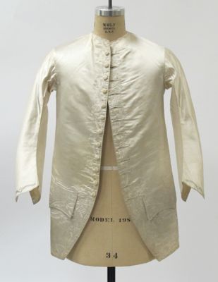 Cream Silk Fitted Waistcoat