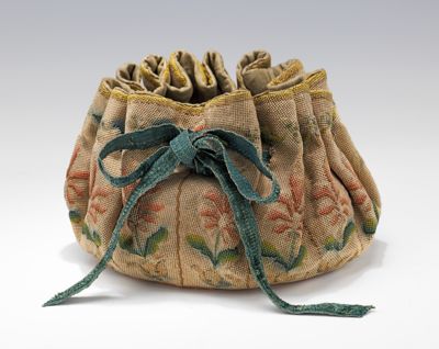 Golden Yellow Silk Brocade Gaming Purse
