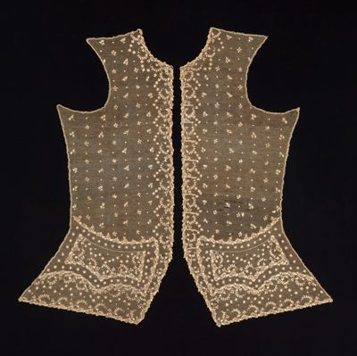 Cream Linen Fitted French Waistcoat