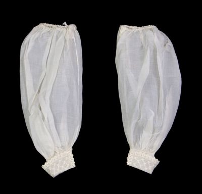 White Cotton Balloon Detachable Undersleeves