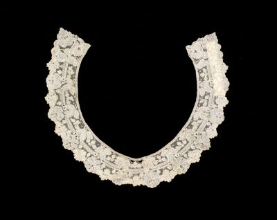 Cream Linen Bobbin Lace Detachable Collar