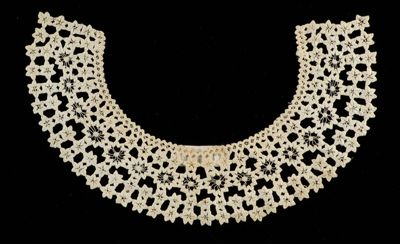 Cream Cotton Bobbin Lace Detachable Collar