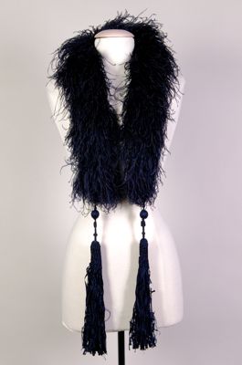 Black Ostrich Feather Boa