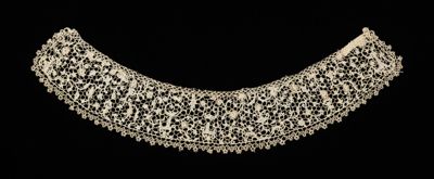 Cream Linen Lace Detachable Collar