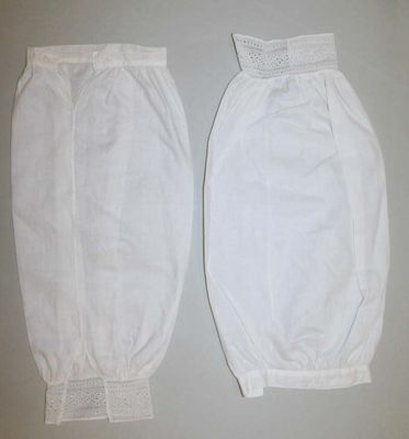 White Linen Balloon Detachable Undersleeves
