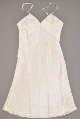 Ivory Rayon Satin Utility Slip Petticoat