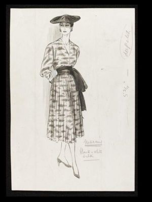 Marcel Fromenti. Day dress by Marcus for <i>The Lady</i>. 1953-54