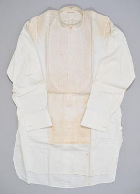 Cream Cambric Victorian Men's Dress Shirt