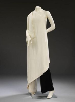 Palazzo pyjamas, woven synthetic fibre, by Simonetta, Italy,1965-1969.
