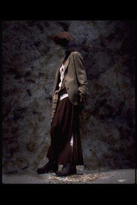 Oversized Checked Wool Blazer Jacket
