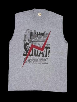 Heather Gray Cotton Sleeveless Graphic Tank Top