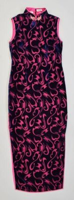 Qipao made of voided velvet, China, 2000-2010
