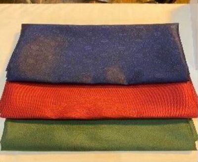 Silk sample fabrics