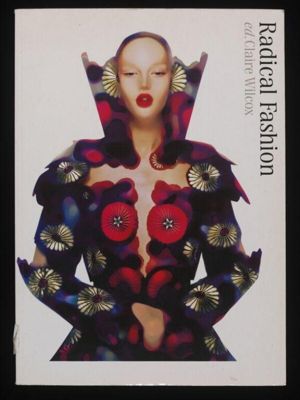 Black Red Gold Avant-Garde Structured Wing Jacket