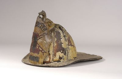 Fire Helmet, "Empire Hook & Ladder Co. No. 1"
