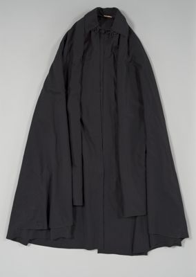 Black cape designed by Arthur McGee