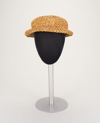 Braided Straw Boater Hat