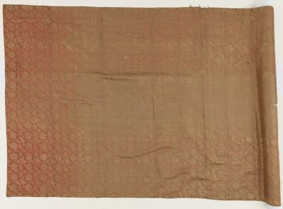 Golden Brown Silk Brocade Buddhist Priest Kesa