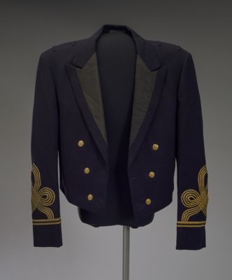 Navy Blue Wool Military Mess Dress Jacket