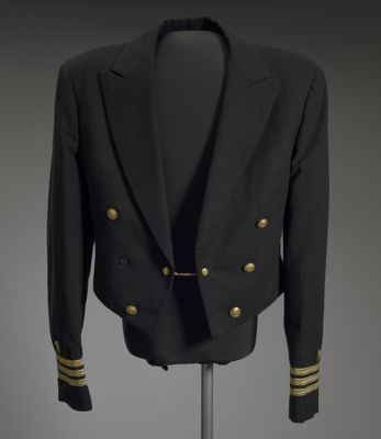 US Coast Guard Dinner Dress Blue Jacket worn by Commander Merle Smith Jr.
