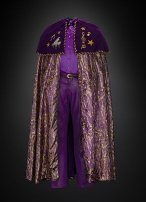 Purple leather belt worn by Bernie Worrell of Parliament-Funkadelic