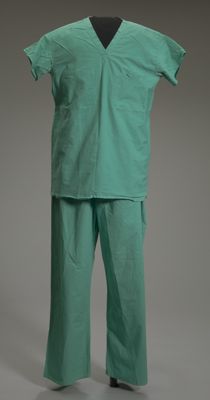 Green medical scrubs worn by Dr. Ben Carson