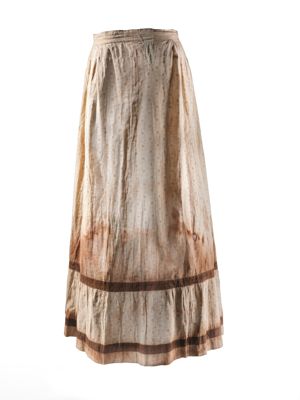 Skirt worn by an enslaved ancestor of Janett Sharee Galloway