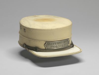 Cap for a sleeping car porter