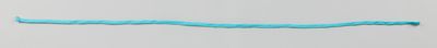 Turquoise Blue Synthetic Cord Belt with Knots