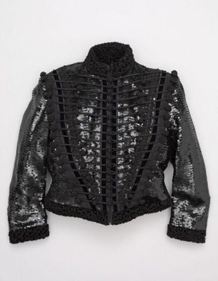 Man's hussar style jacket, designed by Jean-Paul Gaultier, France, Winter 1990