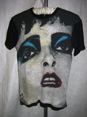 T-shirt, printed cotton, "Siouxie Face", Modzart, British, 1980.