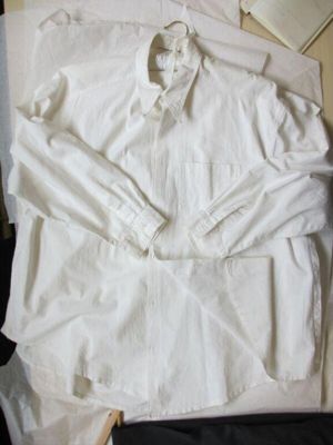 White Cotton Oversized Shirt Dress