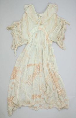 Pale Green Silk Chiffon Flowing Evening Dress