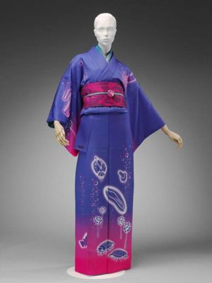Kimono, 'Deep Sea', printed polyester, designed by Iroca, Japan, 2016