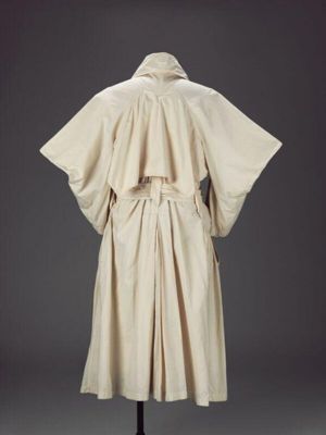 Oversized Cream Waterproof Cotton Trench Coat