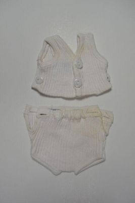 Doll's underwear, white cotton, for Bleuette, 1950s