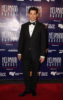 Black Wool Single-Breasted Tuxedo Blazer