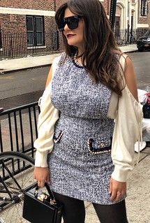 Heather Gray Textured Knit Sleeveless Mini Dress