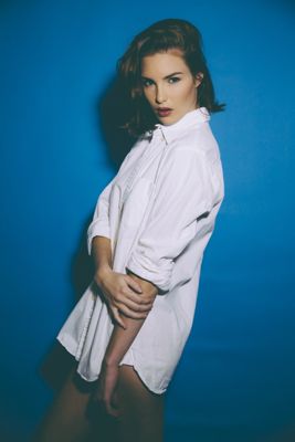 White Cotton Poplin Oversized Button-Down Shirt