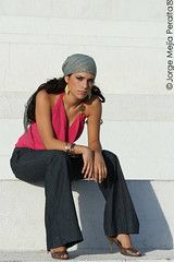 Black Cotton Blend Wide-Leg Hip-Hugger Trousers